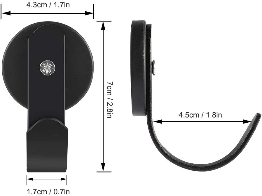 2 Pack Magnetic Wreath Hanger for Metal Front Door