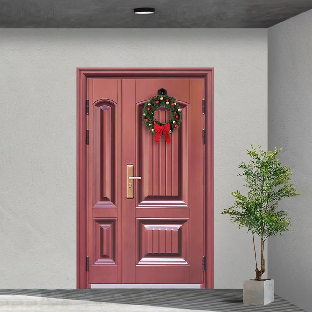 2 Pack Magnetic Wreath Hanger for Metal Front Door